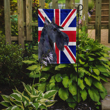 Load image into Gallery viewer, Scottish Terrier with English Union Jack British Flag Garden Flag - Outdoor Decorative Yard Flag
