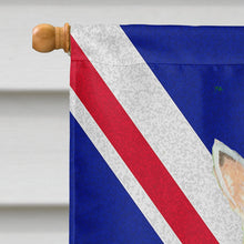 Load image into Gallery viewer, Scottish Terrier Wheaten with English Union Jack British Flag Flag Canvas House Size SS4972CHF