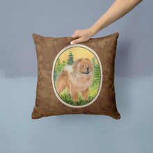 Load image into Gallery viewer, Chow Chow Throw Pillow - 14x14 Decorative Pillow – Art for Your Home &amp; Patio