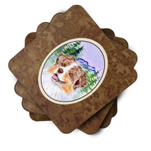 Load image into Gallery viewer, Australian Shepherd Coasters - Set of 4 Lightweight Foam, Absorbent Drink Coasters