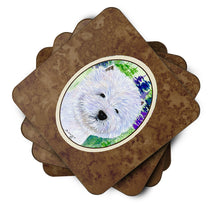 Load image into Gallery viewer, Westie Coasters - Set of 4 Lightweight Foam, Absorbent Drink Coasters
