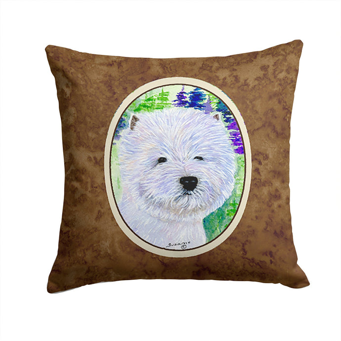 Westie Throw Pillow - 14x14 Decorative Pillow – Art for Your Home & Patio