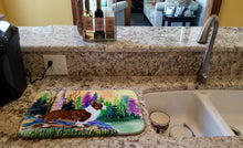 Load image into Gallery viewer, Corgi Dish Drying Mat – Absorbent, Artistic Kitchen Essentials SS8006DDM