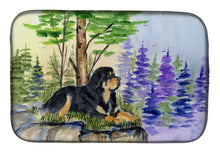 Load image into Gallery viewer, Tibetan Mastiff Dish Drying Mat – Absorbent, Artistic Kitchen Essentials SS8007DDM