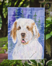 Load image into Gallery viewer, Clumber Spaniel Garden Flag – Decorative Outdoor Yard Flag