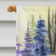 Load image into Gallery viewer, Golden Retriever Flag Canvas House Size