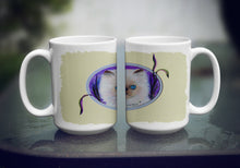 Load image into Gallery viewer, Cat Dishwasher Safe Microwavable Ceramic Coffee Mug 15 ounce SS8020CM15