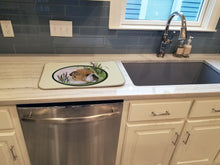 Load image into Gallery viewer, English Bulldog Dish Drying Mat – Absorbent, Artistic Kitchen Essentials SS8023DDM