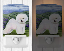 Load image into Gallery viewer, Bichon Frise Ceramic Night Light SS8025CNL
