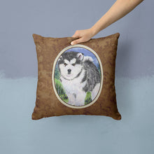 Load image into Gallery viewer, Alaskan Malamute Throw Pillow - 14x14 Decorative Pillow – Art for Your Home &amp; Patio