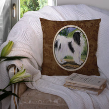 Load image into Gallery viewer, Japanese Chin Throw Pillow - 14x14 Decorative Pillow – Art for Your Home &amp; Patio