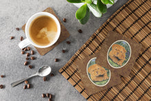 Load image into Gallery viewer, Dogue de Bordeaux Coasters - Set of 4 Lightweight Foam, Absorbent Drink Coasters