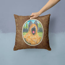 Load image into Gallery viewer, Briard Throw Pillow - 14x14 Decorative Pillow – Art for Your Home &amp; Patio