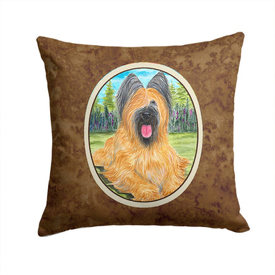 Briard Throw Pillow - 14x14 Decorative Pillow – Art for Your Home & Patio