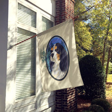 Load image into Gallery viewer, Cavalier Spaniel Flag Canvas House Size
