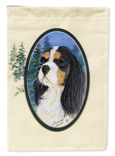 Load image into Gallery viewer, Cavalier Spaniel Flag Canvas House Size