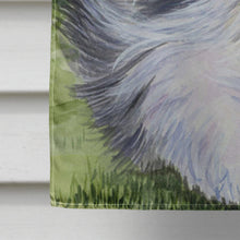 Load image into Gallery viewer, Bearded Collie Flag Canvas House Size