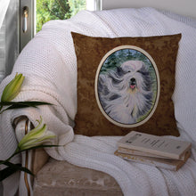 Load image into Gallery viewer, Bearded Collie Throw Pillow - 14x14 Decorative Pillow – Art for Your Home &amp; Patio