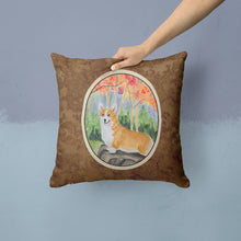 Load image into Gallery viewer, Corgi Throw Pillow - 14x14 Decorative Pillow – Art for Your Home &amp; Patio