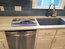Load image into Gallery viewer, Newfoundland Dish Drying Mat – Absorbent, Artistic Kitchen Essentials SS8040DDM