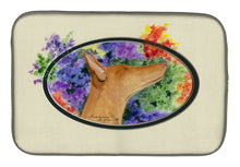 Load image into Gallery viewer, Pharaoh Hound Dish Drying Mat – Absorbent, Artistic Kitchen Essentials SS8041DDM