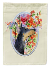 Load image into Gallery viewer, Doberman Flag Canvas House Size