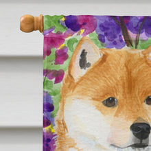 Load image into Gallery viewer, Shiba Inu Flag Canvas House Size
