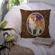Load image into Gallery viewer, Shiba Inu Throw Pillow - 14x14 Decorative Pillow – Art for Your Home &amp; Patio