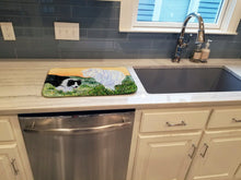 Load image into Gallery viewer, Border Collie Dish Drying Mat – Absorbent, Artistic Kitchen Essentials SS8103DDM