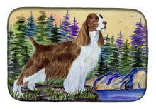 Load image into Gallery viewer, Springer Spaniel Dish Drying Mat – Absorbent, Artistic Kitchen Essentials SS8105DDM