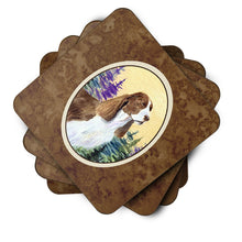 Load image into Gallery viewer, Springer Spaniel Coasters - Set of 4 Lightweight Foam, Absorbent Drink Coasters