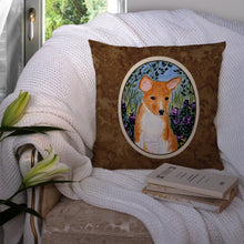 Load image into Gallery viewer, Basenji Throw Pillow - 14x14 Decorative Pillow – Art for Your Home &amp; Patio
