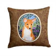 Load image into Gallery viewer, Basenji Throw Pillow - 14x14 Decorative Pillow – Art for Your Home &amp; Patio