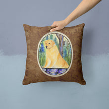 Load image into Gallery viewer, Golden Retriever Throw Pillow - 14x14 Decorative Pillow – Art for Your Home &amp; Patio