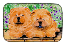 Load image into Gallery viewer, Chow Chow Dish Drying Mat – Absorbent, Artistic Kitchen Essentials SS8123DDM