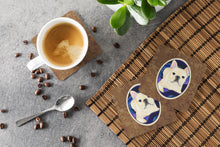 Load image into Gallery viewer, French Bulldog Coasters - Set of 4 Lightweight Foam, Absorbent Drink Coasters
