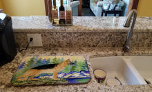 Load image into Gallery viewer, German Shepherd Dish Drying Mat – Absorbent, Artistic Kitchen Essentials SS8129DDM
