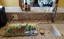 Load image into Gallery viewer, Field Spaniel Dish Drying Mat – Absorbent, Artistic Kitchen Essentials SS8131DDM