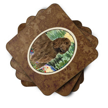 Load image into Gallery viewer, Field Spaniel Coasters - Set of 4 Lightweight Foam, Absorbent Drink Coasters