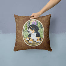 Load image into Gallery viewer, Entlebucher Mountain Dog Throw Pillow - 14x14 Decorative Pillow – Art for Your Home &amp; Patio