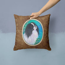Load image into Gallery viewer, Japanese Chin Throw Pillow - 14x14 Decorative Pillow – Art for Your Home &amp; Patio