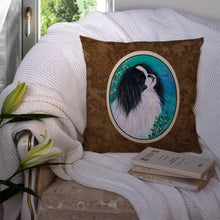Load image into Gallery viewer, Japanese Chin Throw Pillow - 14x14 Decorative Pillow – Art for Your Home &amp; Patio