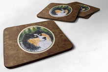 Load image into Gallery viewer, Sheltie Coasters - Set of 4 Lightweight Foam, Absorbent Drink Coasters