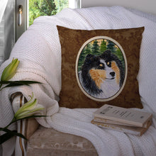 Load image into Gallery viewer, Sheltie Throw Pillow - 14x14 Decorative Pillow – Art for Your Home &amp; Patio