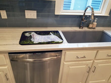 Load image into Gallery viewer, Sealyham Terrier Dish Drying Mat – Absorbent, Artistic Kitchen Essentials SS8145DDM