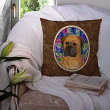 Load image into Gallery viewer, Bullmastiff Throw Pillow - 14x14 Decorative Pillow – Art for Your Home &amp; Patio