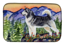 Load image into Gallery viewer, Alaskan Malamute Dish Drying Mat – Absorbent, Artistic Kitchen Essentials SS8157DDM