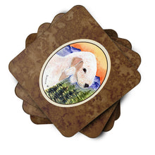 Load image into Gallery viewer, Bedlington Terrier Coasters - Set of 4 Lightweight Foam, Absorbent Drink Coasters
