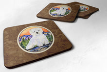 Load image into Gallery viewer, Westie Coasters - Set of 4 Lightweight Foam, Absorbent Drink Coasters