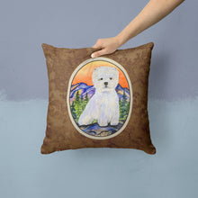 Load image into Gallery viewer, Westie Throw Pillow - 14x14 Decorative Pillow – Art for Your Home &amp; Patio